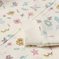 Костюм для девочки (толстовка, брюки) «Крошка Я» Flower, рост 62-68 см, бежевый