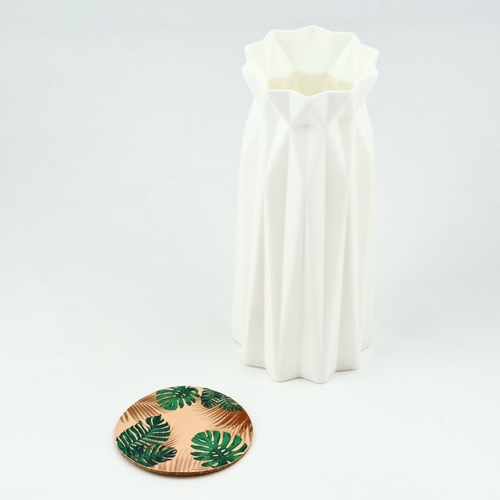 Ваза для цветов с подставкой «Листья», 17 х 7 см Ваза для цветов с подставкой «Листья», 17 х 7 см