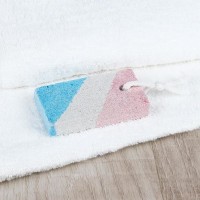 Пемза для педикюра, с подвесом, 8,5 × 4,5 см, разноцветная