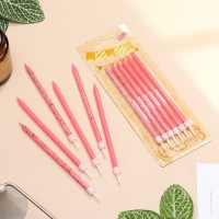 Свечи для торта «Блестящая вечеринка», 6 шт., розовые, высокие