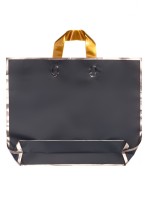 Пакет с петлевой ручкой черный 40×31×8 см 80 мкм