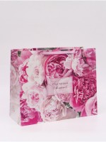 Пакет подарочный ламинированный горизонтальный «Моменты», XL 49×40×19 см