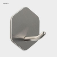 Крючки самоклеящиеся Stölz «Классика», 2 шт., шестиугольник, 4.5×4.5×3 см, хромированные