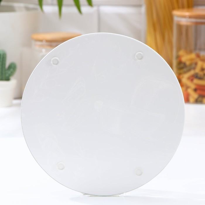 Доска разделочная Доляна «Сырное ассорти», d=20 см