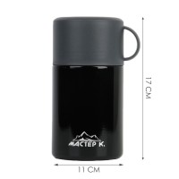 Термос для еды "Мастер К", 550 мл, сохраняет тепло 12 ч, 17 х 11 см