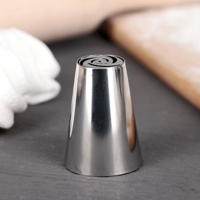 Насадка кондитерская «Роза», d=3 см, вых. 1,8 см