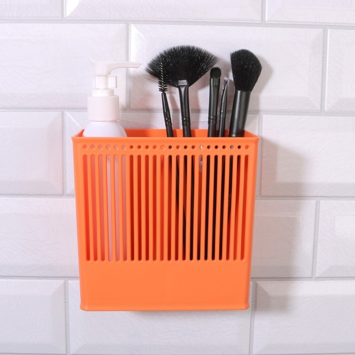 Органайзер настенный Classic, 2 секции, с клеевыми крючками, 14.5×14.5×7.5 см, МИКС