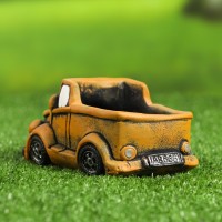 Горшок "Грузовичок" бежевый, 15,4х9х8см