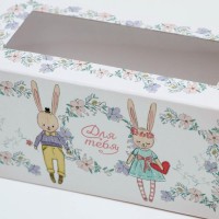 Коробка для макарун «Для тебя!», 5.5 × 12 × 5.5 см
