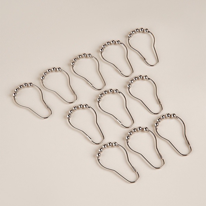 Штора для ванной «Ла Каса», с люверсами, 200×200 см, полиэстер, розовая