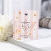 Гарнитур 2 предмета: кулон, серьги «Невесомость», сердце, цвет белый в золоте, 45 см