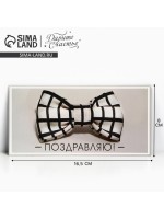 Конверт для денег «Поздравляю», 16.5×8 см