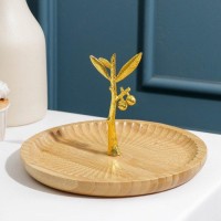 Блюдо для подачи «Древо», d=24,5 см, бамбук