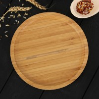 Блюдо Доляна «Бамбук», d=30 см, бамбук