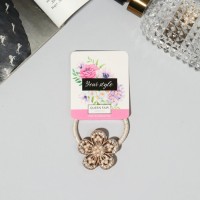 Резинка для волос "Каролина" цветочек, 4 см