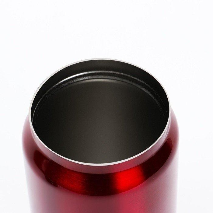 Термокружка, 400 мл, Банка "Мастер К. Любовь", сохраняет тепло 8 ч, 7.6 х 19.3 см