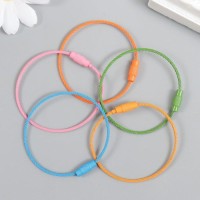 Основа для брелока металл "Хомут" МИКС 16 см