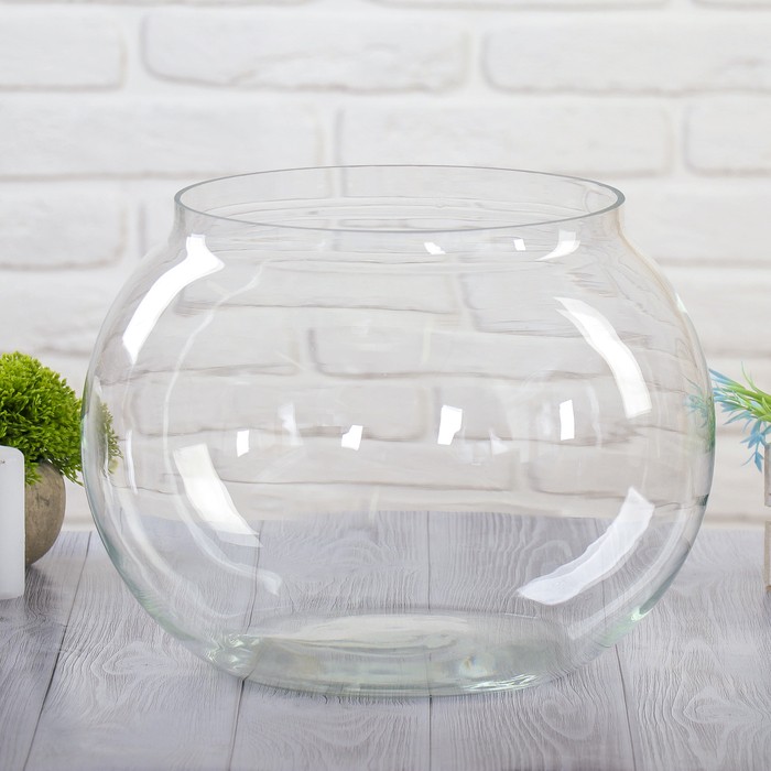 Ваза "Шаровая" d-15см 20х20 см 6,3 л. 1805