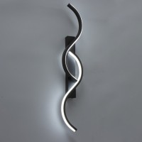 Бра "Сейша" LED 13Вт 6000К чёрный 60х8 см