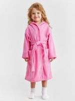 Халат махровый детский «Экономь и Я», размер 34, 100% хлопок, розовый