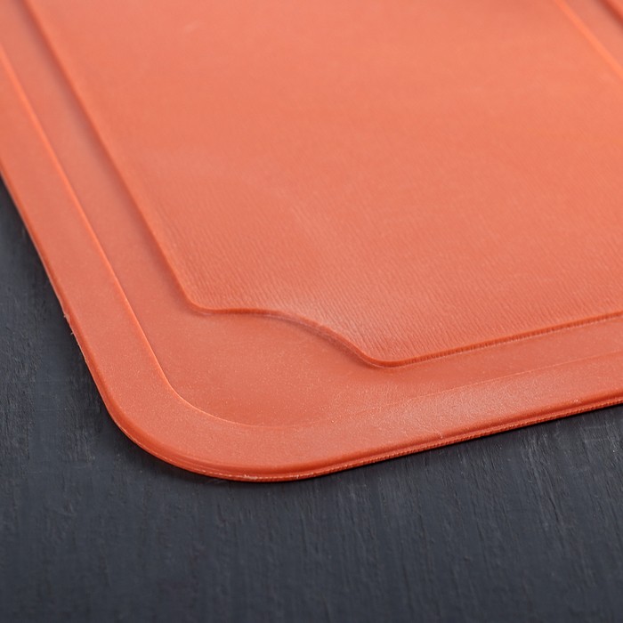 Доска разделочная Доляна «Дуга», 25×15 см, цвет МИКС