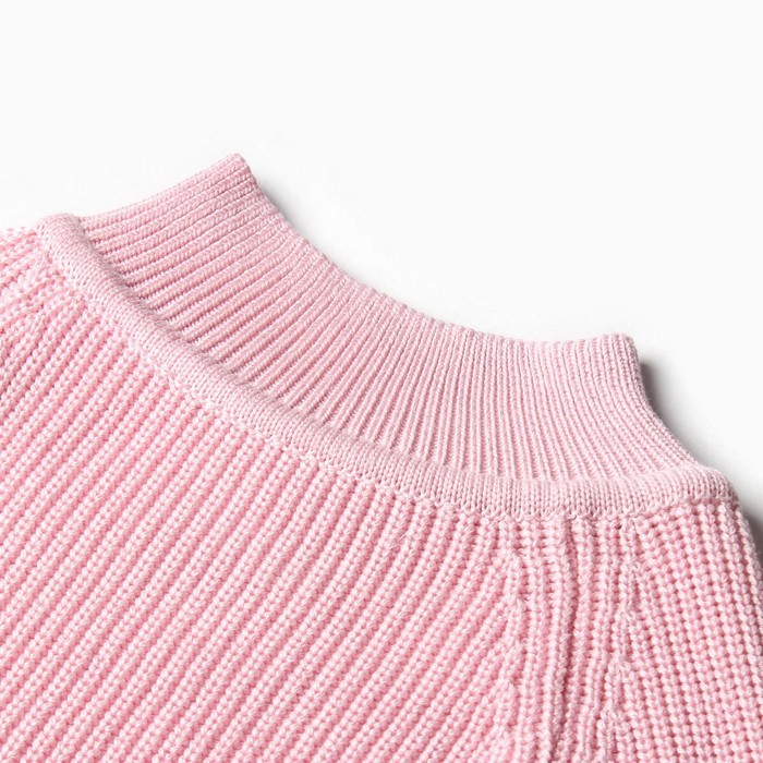 Свитер вязаный для девочки MINAKU, розовый, рост 86-92 см