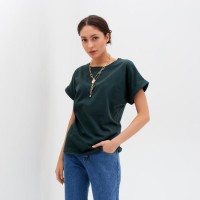 Футболка MIST basic, 40-42, зеленый