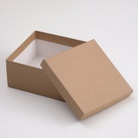 Набор квадратных коробок 11 в 1 «Крафт однотонный» 26×26×12.5 - 6.5×6.5×4 см