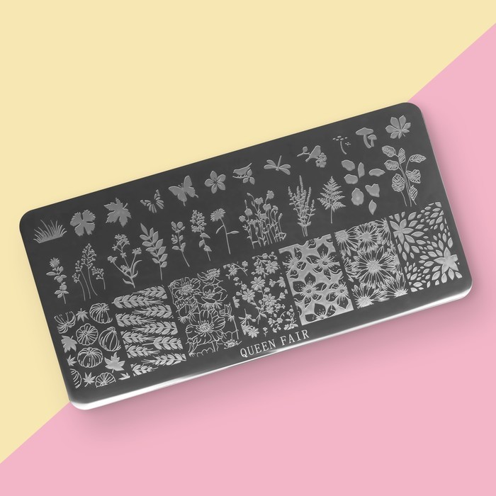 Диск для стемпинга металлический «Осень», 12 × 6 см