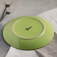 Тарелка обеденная Доляна «Красный горох», d=27 см