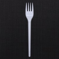 Вилки одноразовые Не ЗАБЫЛИ!, набор 12 шт., пластик, 15.5 см, столовые, белые