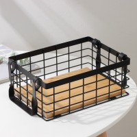 Корзина универсальная SAVANNA «Эстетика», 25×18.3×10 см, чёрная