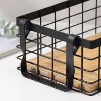 Корзина универсальная SAVANNA «Эстетика», 25×18.3×10 см, чёрная