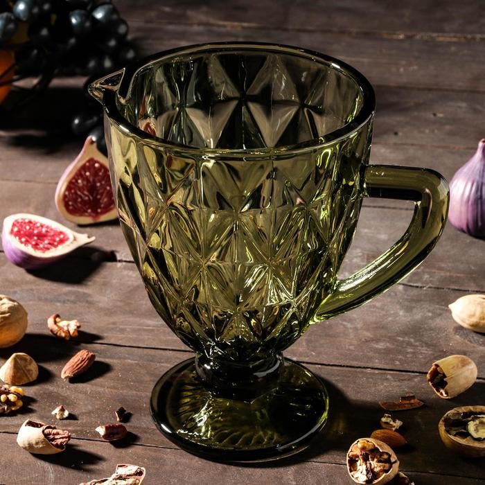 Кувшин Magistro «Круиз», 1,1 л, 19,5×14×19,5 см, янтарный