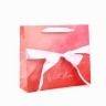 Пакет ламинированный с лентой «С любовью», M 30 × 9 × 26 см