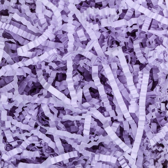 Наполнитель бумажный для подарков, лиловый, 50 г
