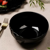 Миска «Обсидиан», чёрная, 16.5 х 7 см, 800 мл