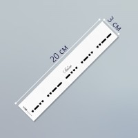 Татуировка на тело чёрная "Браслет. Люблю. Азбука Морзе" 20х3 см