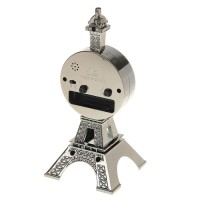 Часы - будильник настольные «Эйфелева башня», дискретный ход, d-6.5 см, 19×8.5 см, АА