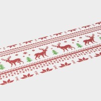 Дорожка сервировочная на стол Доляна «Новый год», 180×30 см