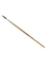 Кисть для рисования, белка, № 5, круглая, деревянная ручка, международный размер