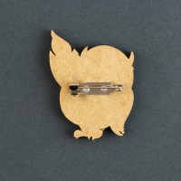 Значок деревянный «Талисман на успех», 4×3.5 см