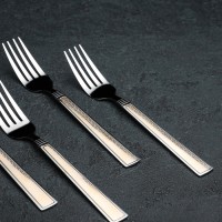 Набор вилок столовых Доляна «Перту», h=20,2 см, 6 шт, цвет серебряный