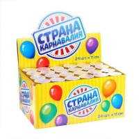 Хлопушка пружинная «Смайлик», конфетти, серпантин, 11 см