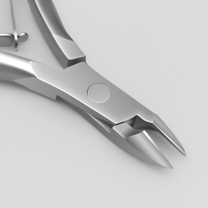Кусачки маникюрные для кутикулы «Premium», двойная пружина, 10,6 см, длина лезвия - 8 мм, на блистере, цвет серебристый