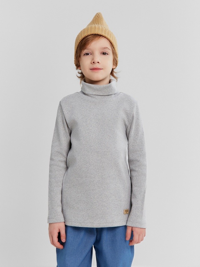 Водолазка детская MINAKU: Termo, серая, рост 104-110 см