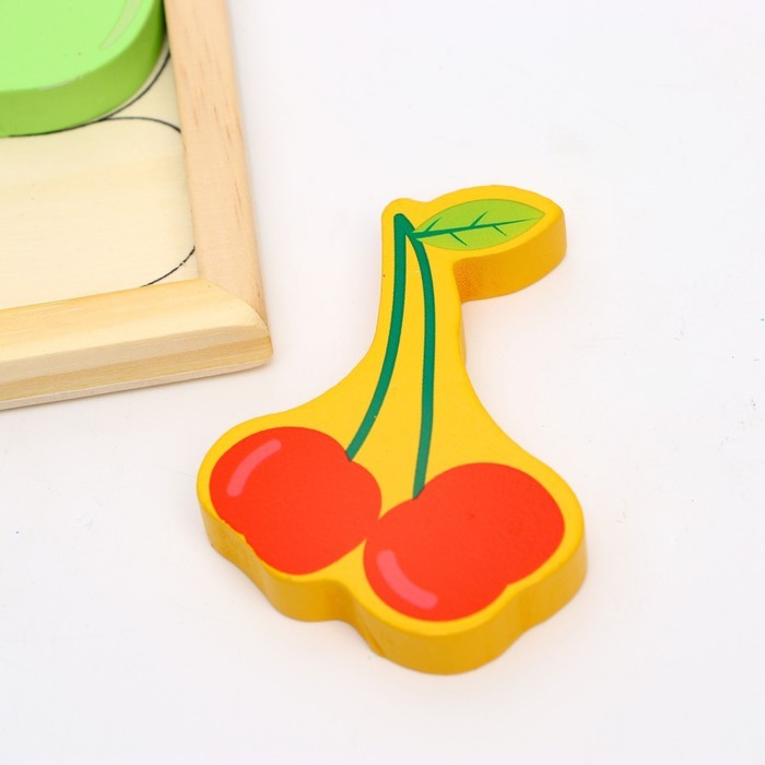 Детский развивающий пазл в рамке «Динозавры» 16,6 × 16,6 × 1,2 см