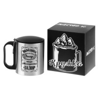 Термокружка «Опыт и алкоголь», 180 мл, 8.5×6.8 см