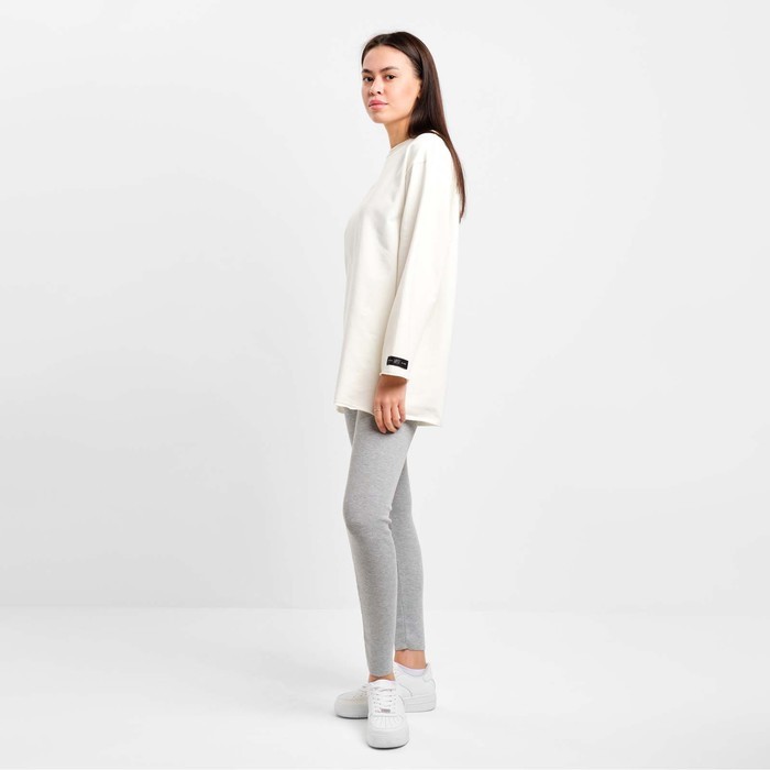 Лонгслив женский MIST, размер S-M, молочный