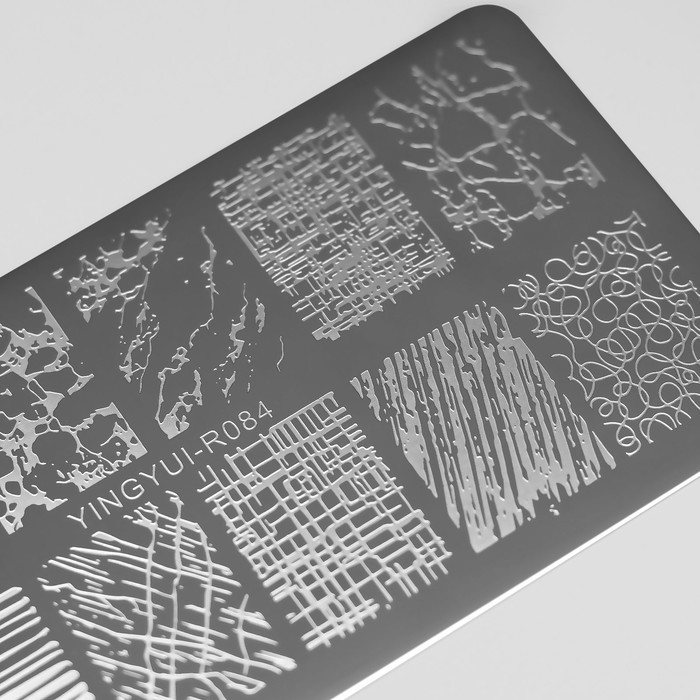 Диск для стемпинга металлический «Lines», 12 × 6 см